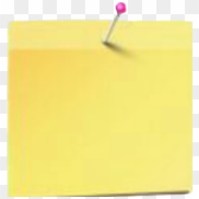 #postit #sticky #note #yellow #pin #menno #paper#reminder - Construction Paper, HD Png Download - postit note png