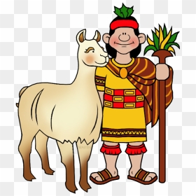 Llama Clipart Ancient Inca - Inca Clip Art, HD Png Download - llamas png