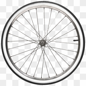 Vintage Bike Wheel Drawing - Bicycle Wheel Clipart Png, Transparent Png - bike wheel png