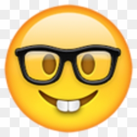 Transparent Strong Emoji Png - Iphone Nerd Emoji, Png Download - strong emoji png