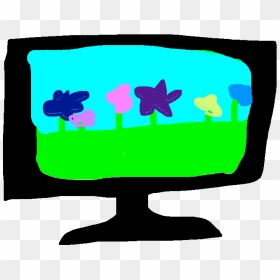 Watching Tv Clipart Drawing, HD Png Download - tv clipart png