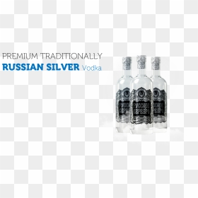 Glass Bottle, HD Png Download - russian vodka png