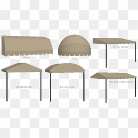 Printable Version Here - Awning Styles, HD Png Download - awning png