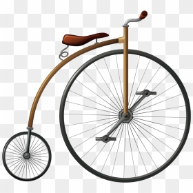 Bicycle Wheel Penny-farthing Big Wheel - Penny Farthing Bike Png, Transparent Png - bike wheel png
