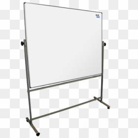 Revolving Whiteboard On Sturdy Mobile Stand - Whiteboard On Wheels Png, Transparent Png - white board png