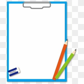 Clipboard Pencil Eraser Clipart, HD Png Download - clipboard clipart png