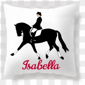 Silhouette D Équitation, HD Png Download - white pillow png