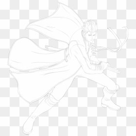 28 Collection Of Vergil Dmc Drawing - Illustration, HD Png Download - vergil png