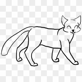 Simple Cat Cliparts - Simple Cat Drawing Transparent, HD Png Download - cat drawing png