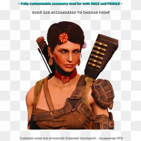 Crimsomrider S Accessories Awkcr Ae At Fallout - Fallout 4 Accessories Mod, HD Png Download - rise of the tomb raider png