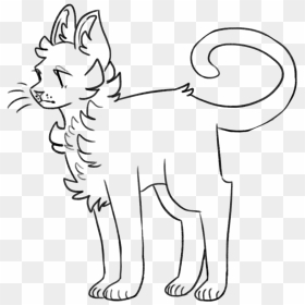 Whiskers Cat Line Art Kitten Drawing - Cat Bases For Drawing, HD Png Download - cat drawing png