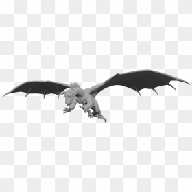 Vampire Bat, HD Png Download - black dragon png