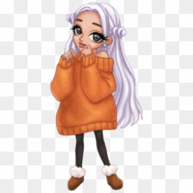 Cat Valentine Drawing Desktop Wallpaper No Tears Left - Ariana Grande Fall Arimoji, HD Png Download - cry png