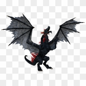 Dragon, HD Png Download - black dragon png