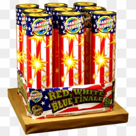 Finale Racks Red White And Blue - White, HD Png Download - red white and blue fireworks png