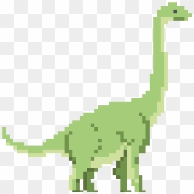 Pixel Brachiosaurus, HD Png Download - brachiosaurus png