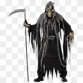 Mr Grim Halloween Costume, HD Png Download - grim reaper scythe png