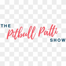 The Pitbull Patti Show - Calligraphy, HD Png Download - pitbull silhouette png