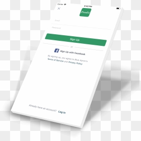 Recipe Delivery App - Paper, HD Png Download - blue apron logo png