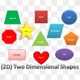 Two Dimensional Space Shapes, HD Png Download - octagon shape png