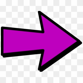 Arrows Clipart Purple - Right Arrow Clip Art, HD Png Download - pink arrow png