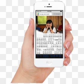 Iphone 6 In Hand Png - Girl Hand Iphone Png, Transparent Png - iphone hand png