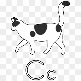 Collection Of Free Drawing Cats Letter Download On - Cat Clip Art Black, HD Png Download - cat drawing png