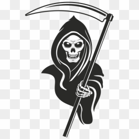 Grim Reaper Logo Png - Grim Reaper Cartoon Png, Transparent Png - grim reaper scythe png