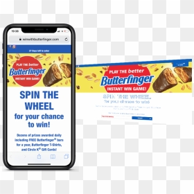Iphone, HD Png Download - butterfinger png