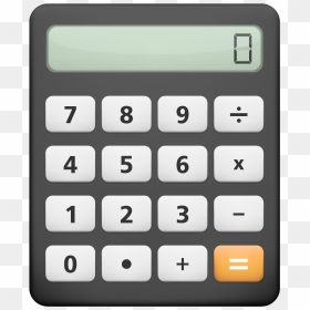 Calculator Clipped Rev - Calculator Clipart Png, Transparent Png - simple compass png