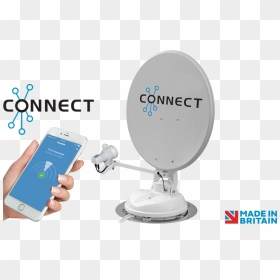 Connect Satellite To Mobile, HD Png Download - satellite dish png