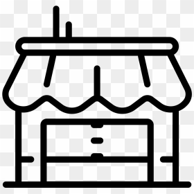 Store Clipart Transparent Outline, HD Png Download - awning png