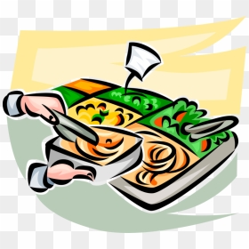 Image Library Download Food Bar Image Illustration - Salad Bar Clip Art, HD Png Download - minecraft health bar png