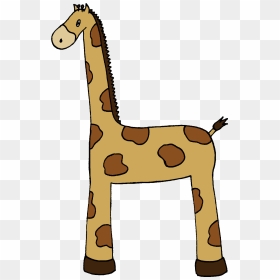 Baby Giraffes Clip Art Image Portable Network Graphics - Baby Giraffe Drawing For Kids, HD Png Download - baby giraffe png