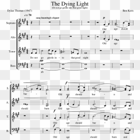 Coldplay Sheet Music Kingdom Come, HD Png Download - dying light png