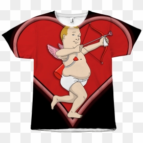 Bobby Hill Cupid All Over Print Shirt - Bobby Hill Cupid, HD Png Download - bobby hill png