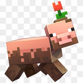 Minecraft Earth Muddy Pig, HD Png Download - minecraft health bar png