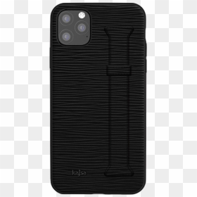 Genuine Leather Wave Pattern Hand Strap Back Case For - Smartphone, HD Png Download - iphone hand png