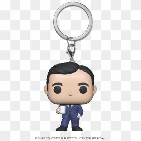 Funko Pop Keychain Iron Spider, HD Png Download - michael scott png