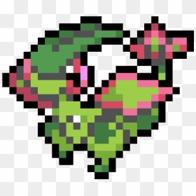 Shiny Flygon Pixel Art, HD Png Download - flygon png