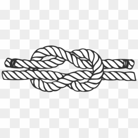 Square Knot Clipart - Reef Knot, HD Png Download - rope knot png