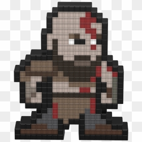 Halo Master Chief Pixel Art, HD Png Download - god of war kratos png