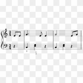 Piano 4 Against 3, HD Png Download - clave de sol png