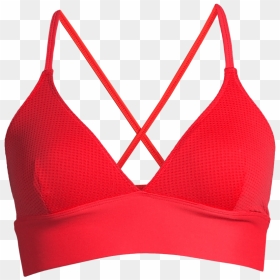 Iconic Bikini Top Sunset Red - Sport Bra Hd Png, Transparent Png - bikini top png