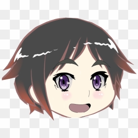 Rwby Chibi Ruby Fanart, HD Png Download - chaika face png