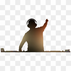 Dj Silhouette Png - Dj Png, Transparent Png - party silhouette png