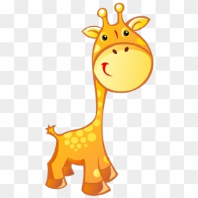 Baby Giraffe Giraffe Clip Art Giraffe Images - Cute Baby Giraffe Clipart, HD Png Download - baby giraffe png