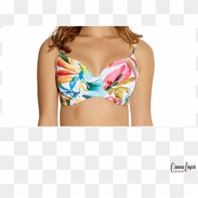 Fantasie Boca Chica U/w Gathered Full Cup Bikini Top - Bikini, HD Png Download - bikini top png