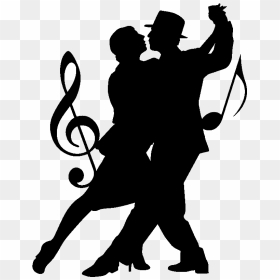 Party Clipart Couple - Dancing Couple 1920 Silhouette, HD Png Download - party silhouette png