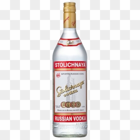 Stolichnaya Vodka 1 Ltr - Stolichnaya Russian Vodka, HD Png Download - russian vodka png